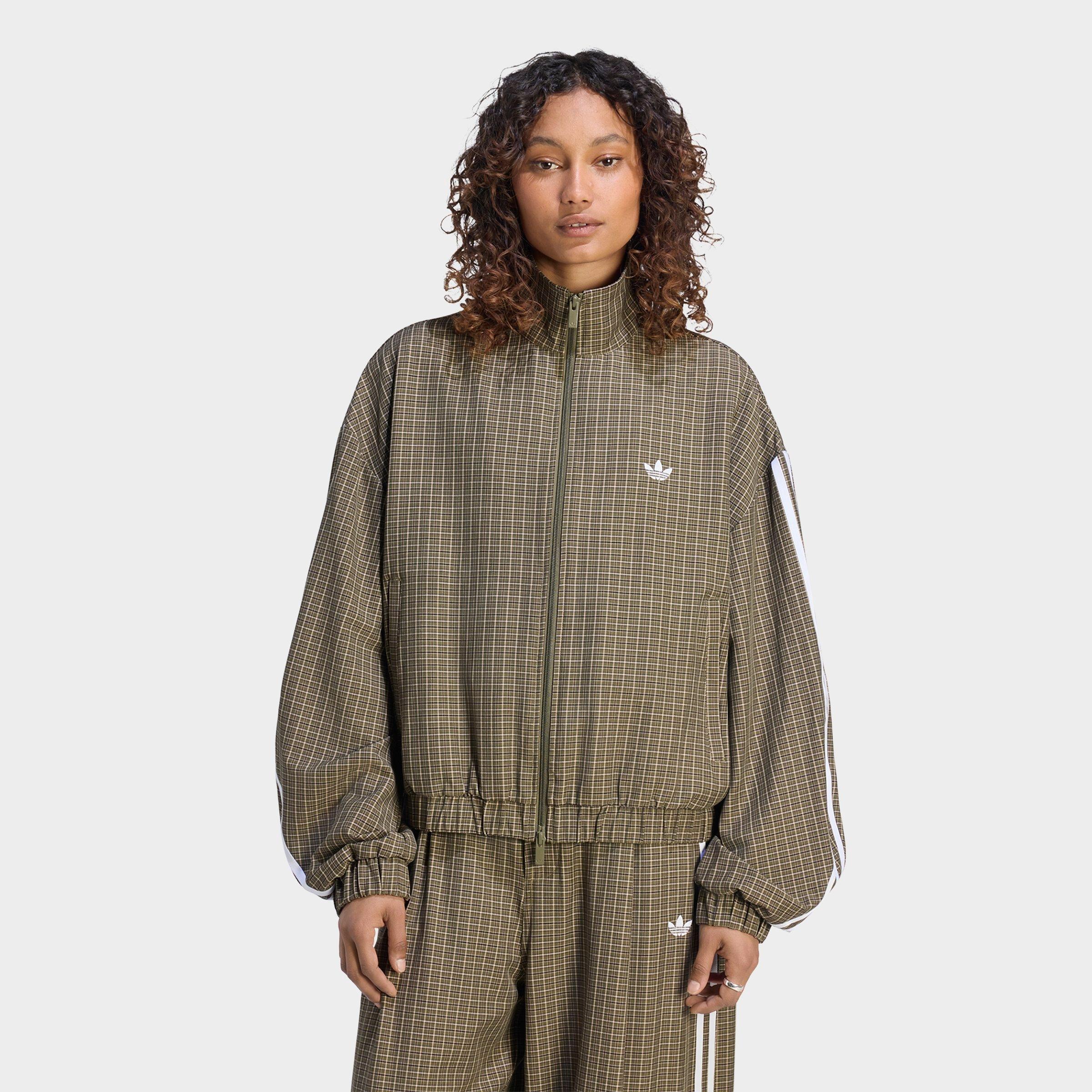 adidas Women's Originals Checks Full-Zip Track Top