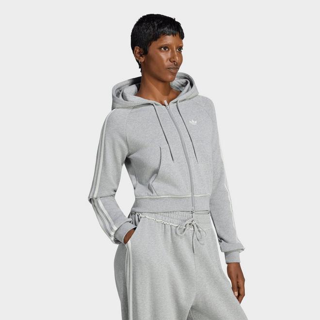 Women's adidas Originals Graphic Short Front Zip Track Top