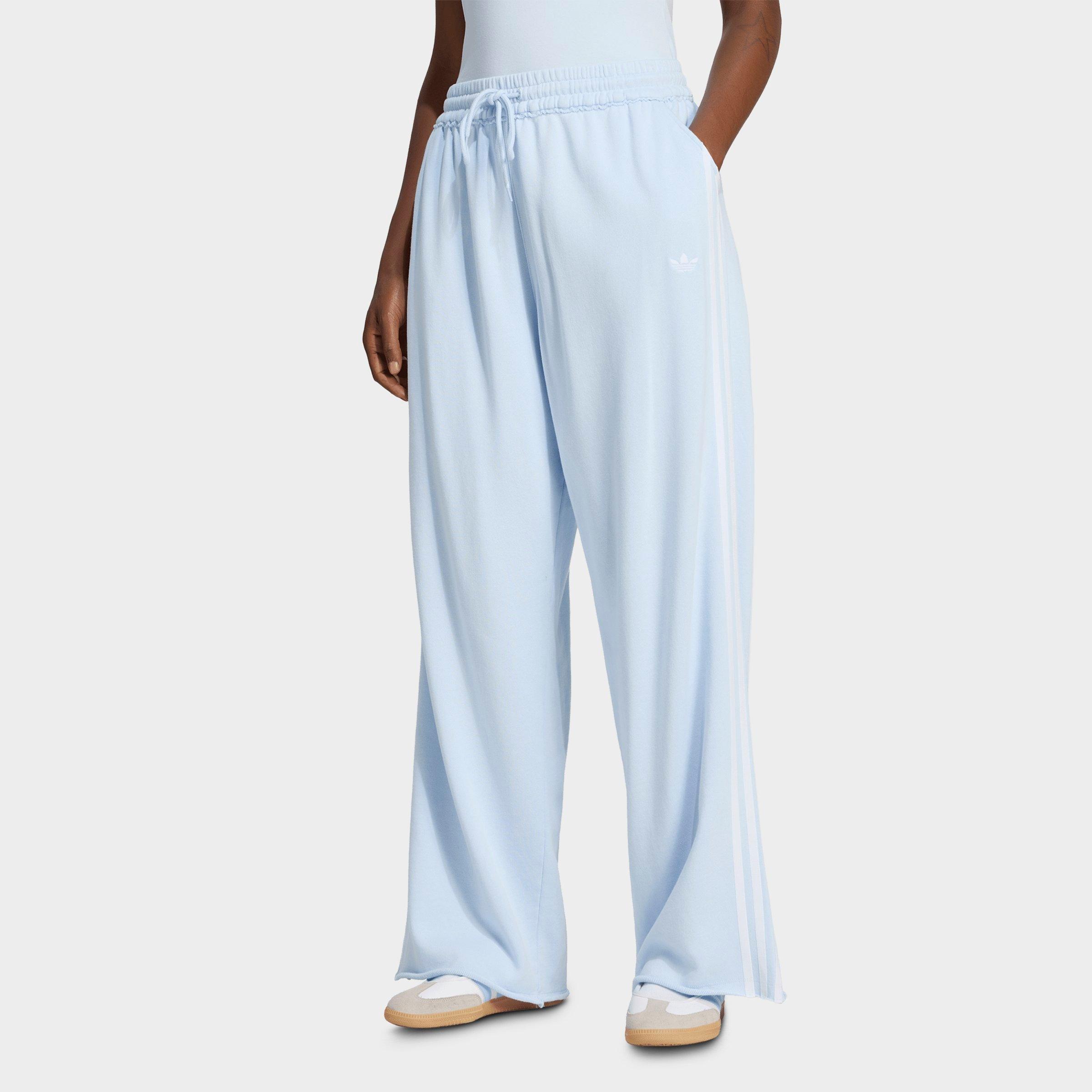 adidas Women's Originals Graphic Loose Sweatpants in Crystal Sky Size: XS