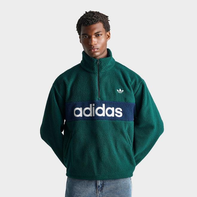 Men's adidas Originals Polar Fleece Half-Zip Pullover Top