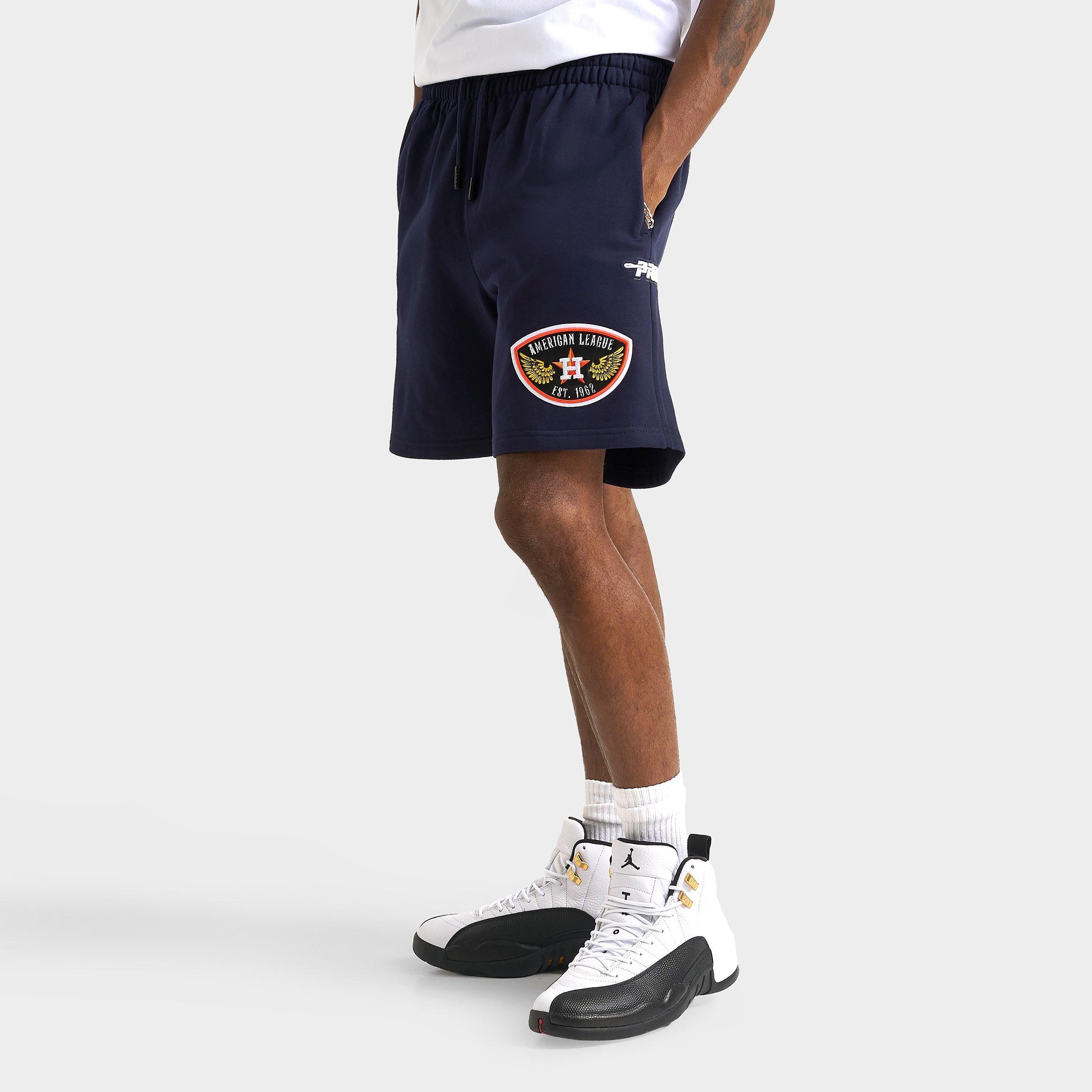 Pro Standard Men's Houston Astros MLB Born For Sport Fleece Shorts in Navy Size: Small