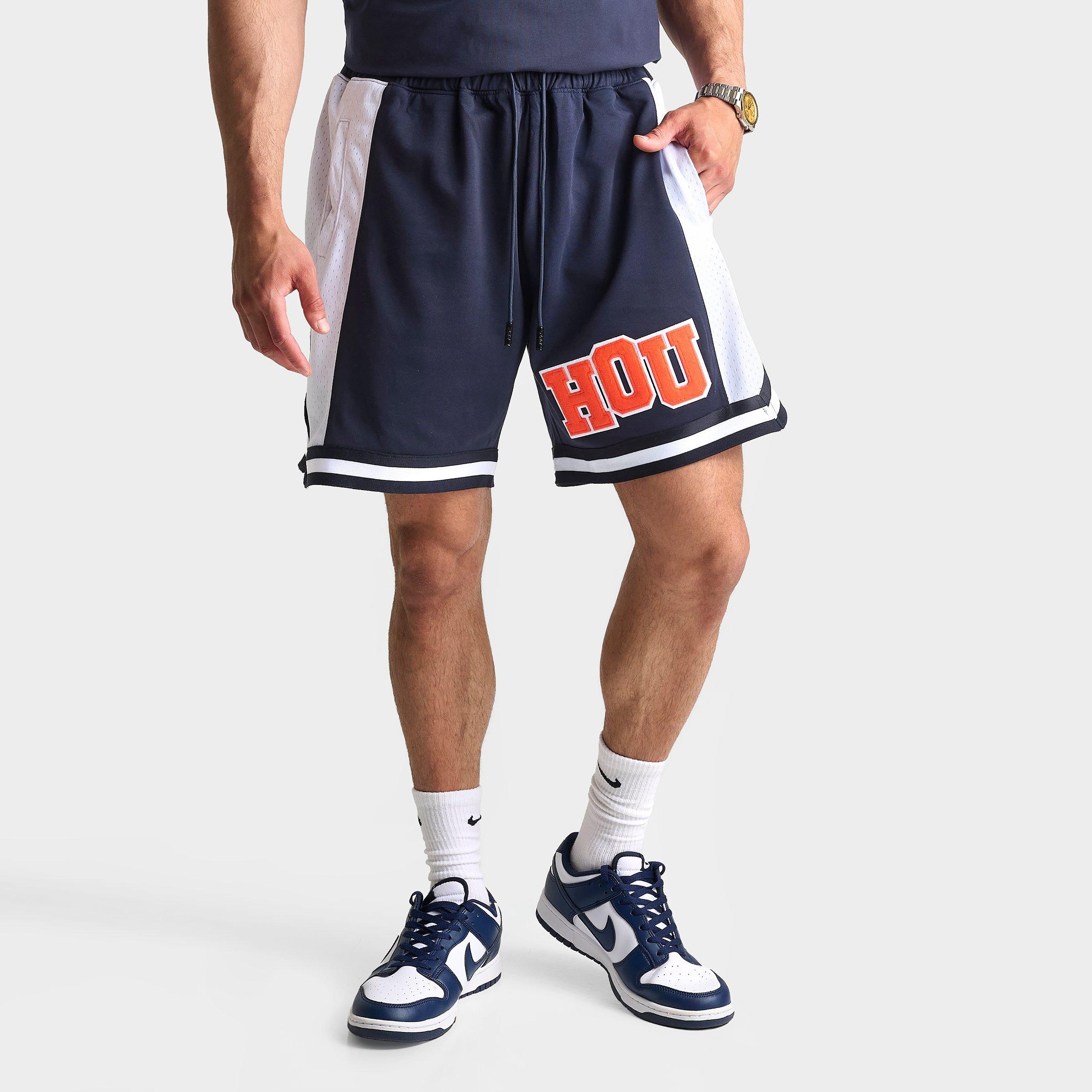 Pro Standard Men's Houston Astros MLB Letterman Shorts in Midnight Navy Size: XL