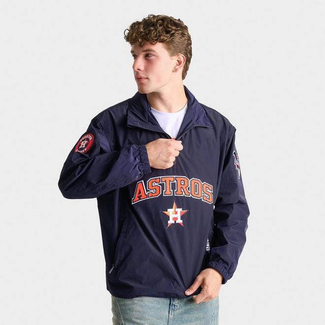 Men's Pro Standard Houston Astros MLB Pre Game Quarter-Zip Jacket