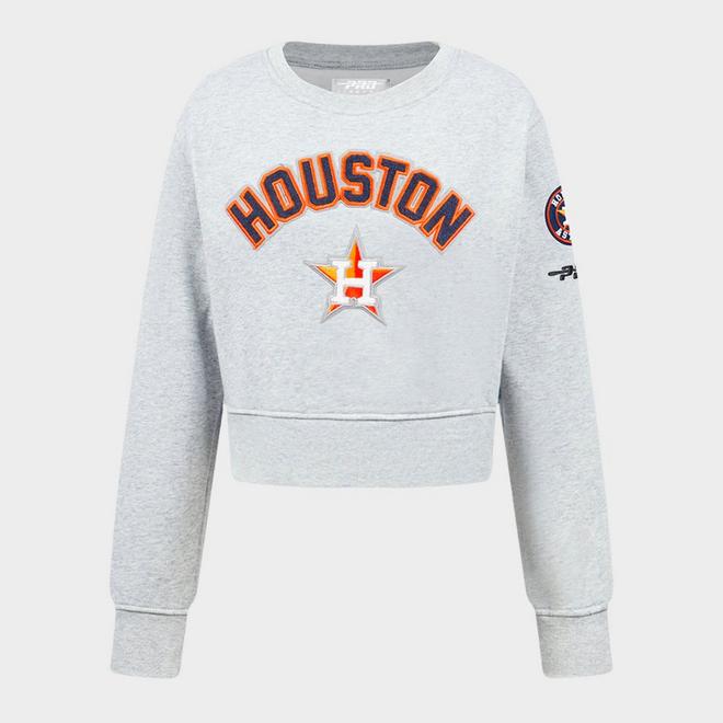 Girls' Little Kids' Pro Standard Houston Astros MLB Classic Fleece Crewneck Sweatshirt