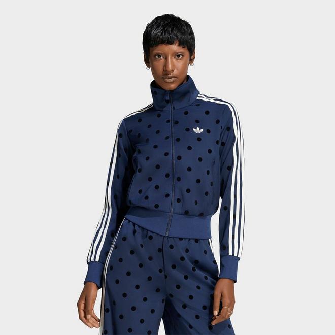 Women's adidas Originals Firebird Polka Dot Satin Track Jacket