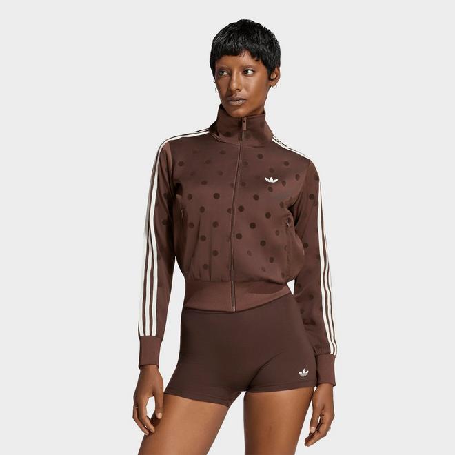 Women's adidas Originals Firebird Polka Dot Satin Track Jacket