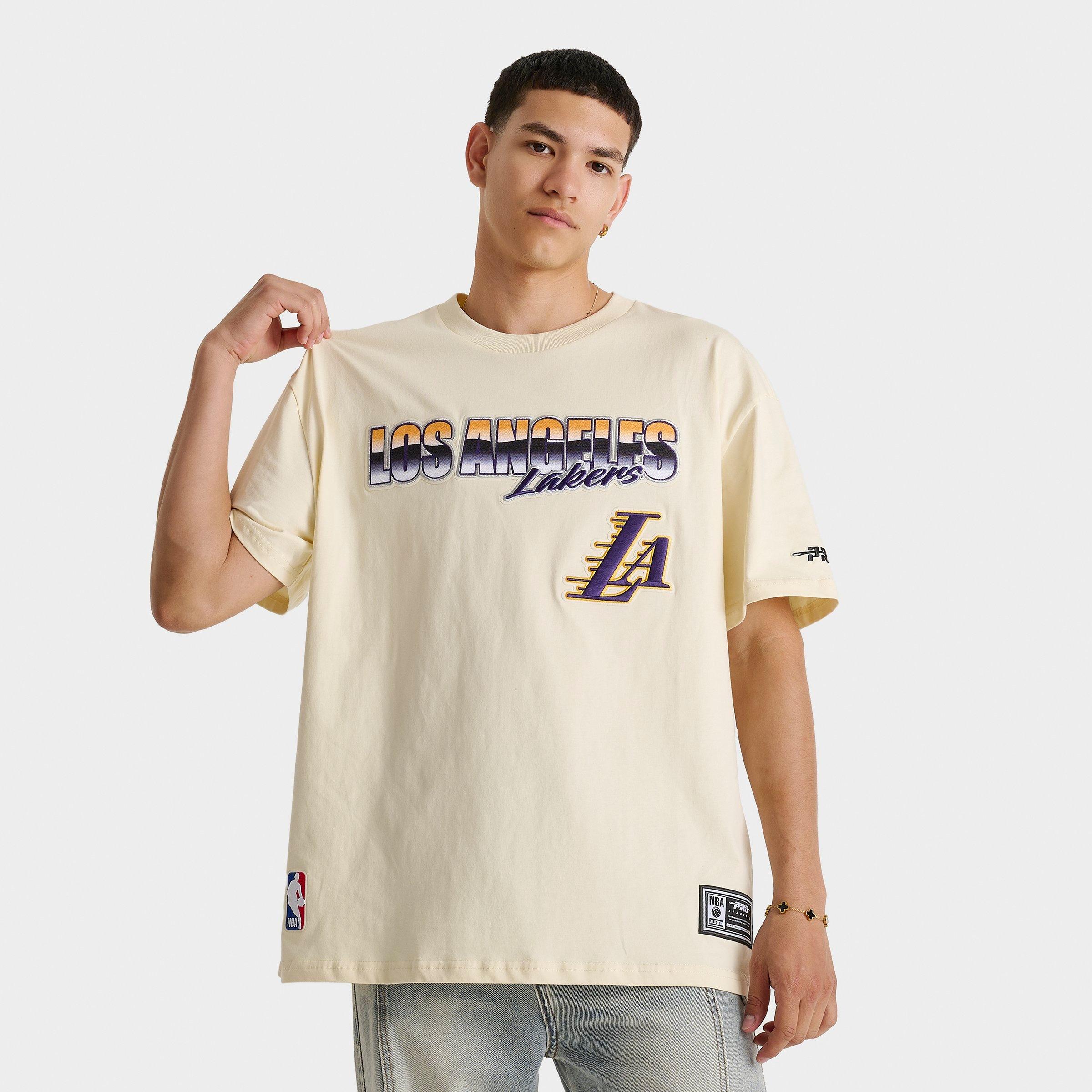 Pro Standard Men's Los Angeles Lakers NBA Chrome Graphic T-Shirt Size Medium 100% Cotton