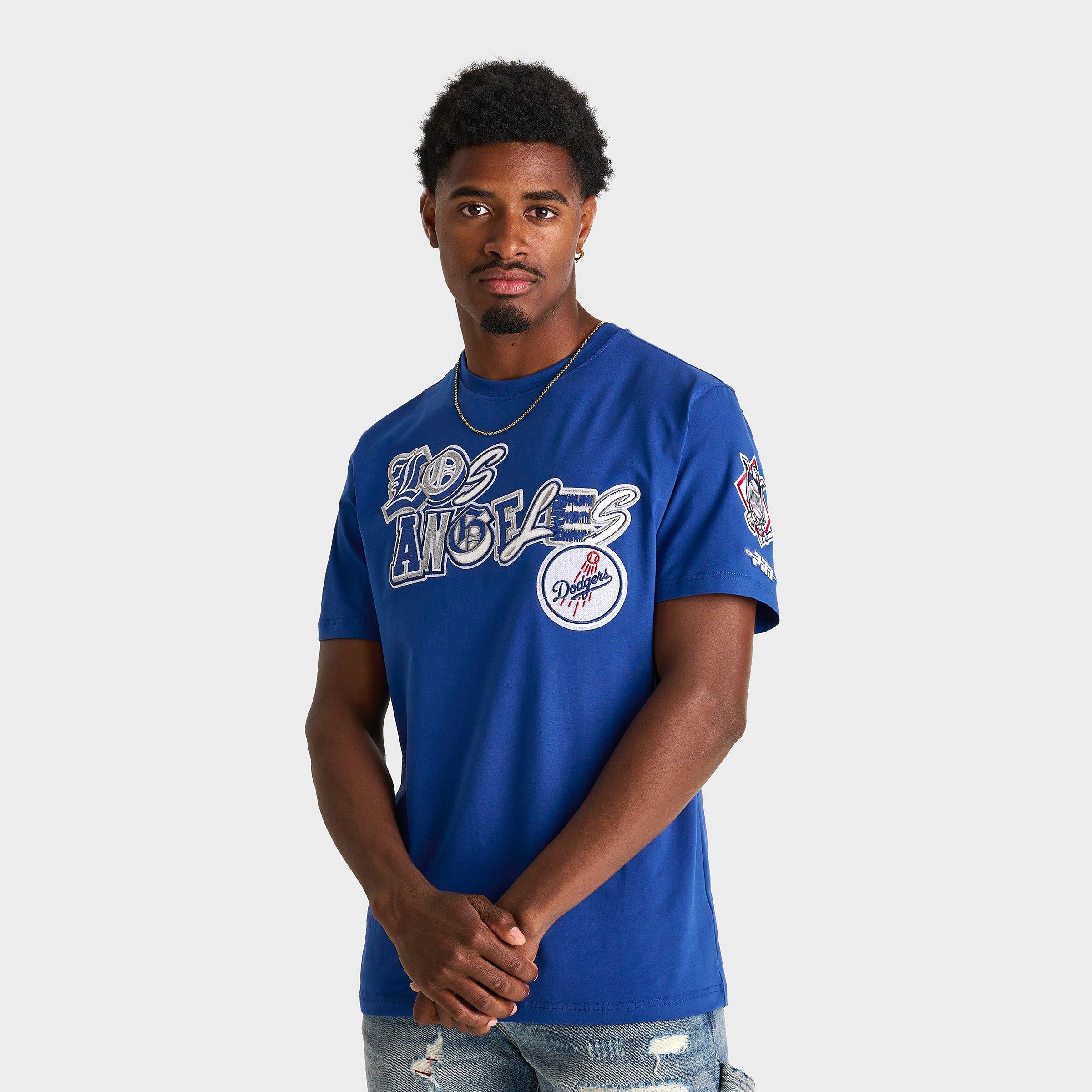 Pro Standard Men's Los Angeles Dodgers MLB City Ransom T-Shirt in Blue Size: Small