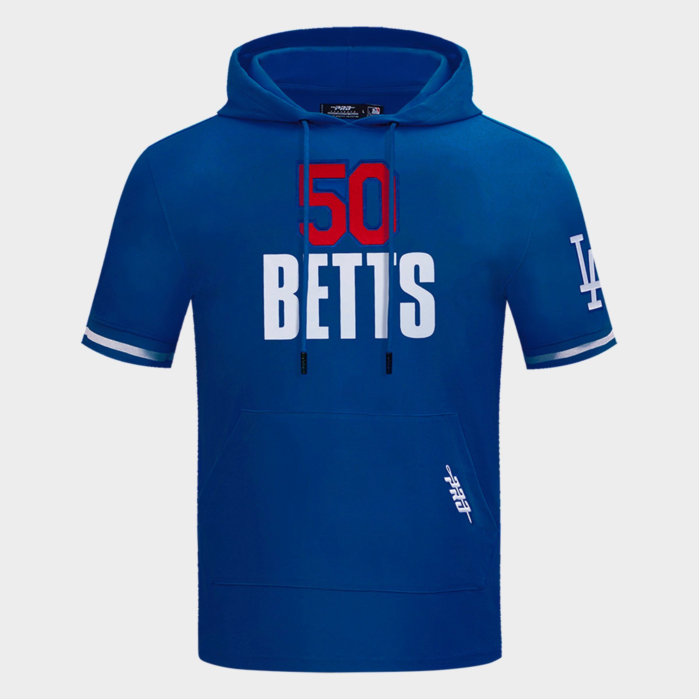 Pro Standard Men's Mookie Betts Los Angeles Dodgers MLB Classic Short-Sleeve Hoodie