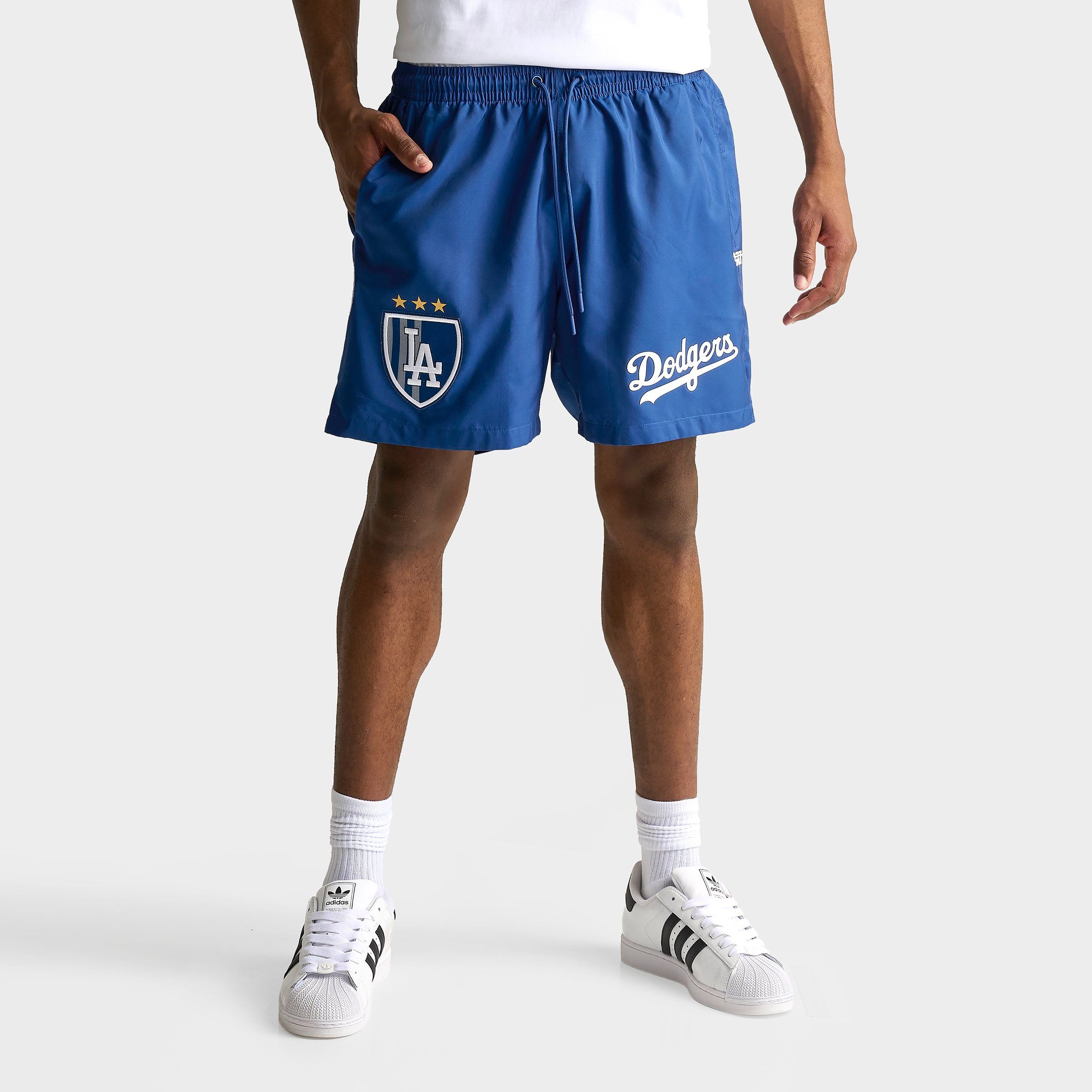 Pro Standard Men's Los Angeles Dodgers MLB Living Large Fleece Shorts