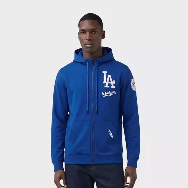 Men's Pro Standard Los Angeles Dodgers MLB Classic Chenille Full-Zip Hoodie