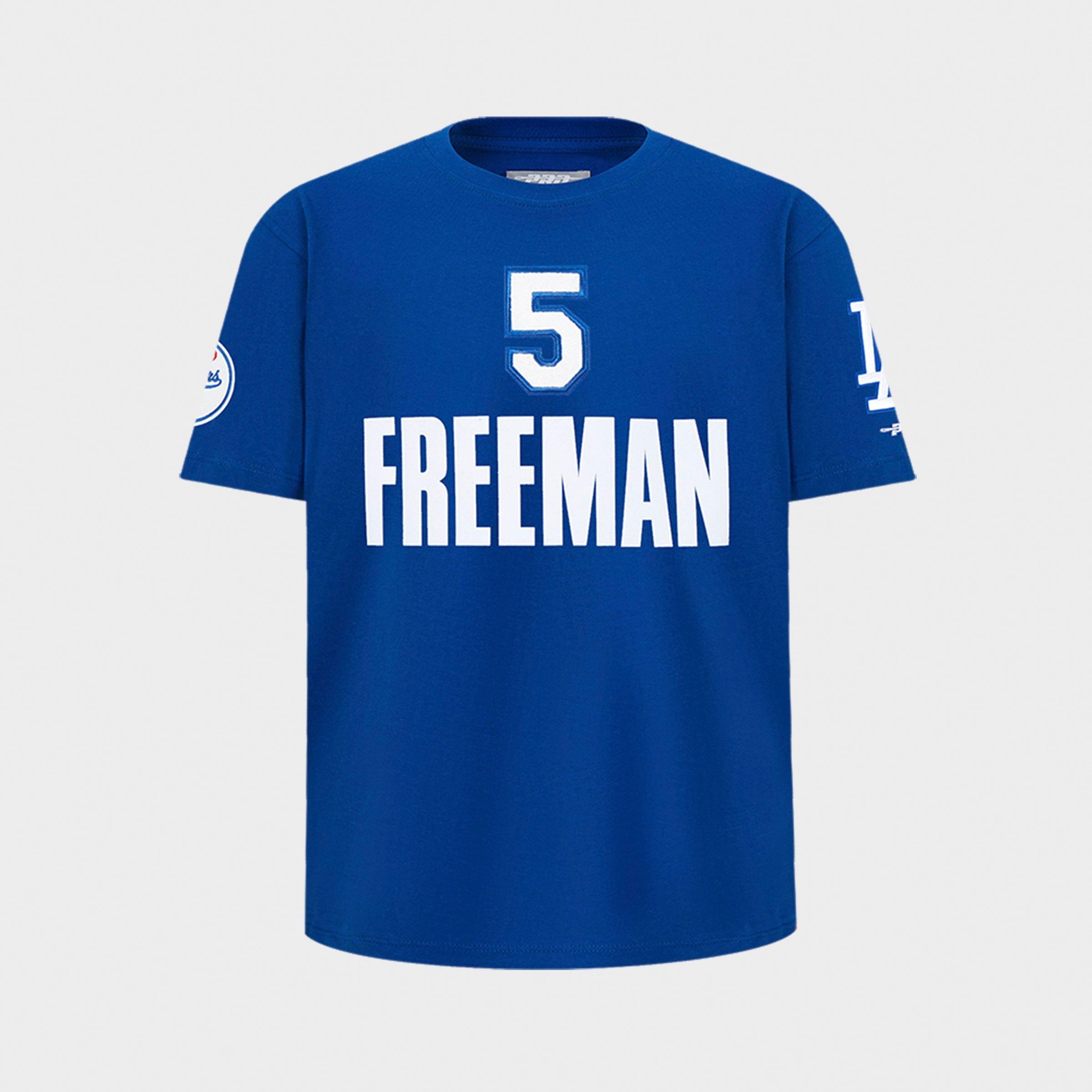 Pro Standard Big Kids Freddie Freeman #5 Los Angeles Dodgers MLB Name and Number T-Shirt