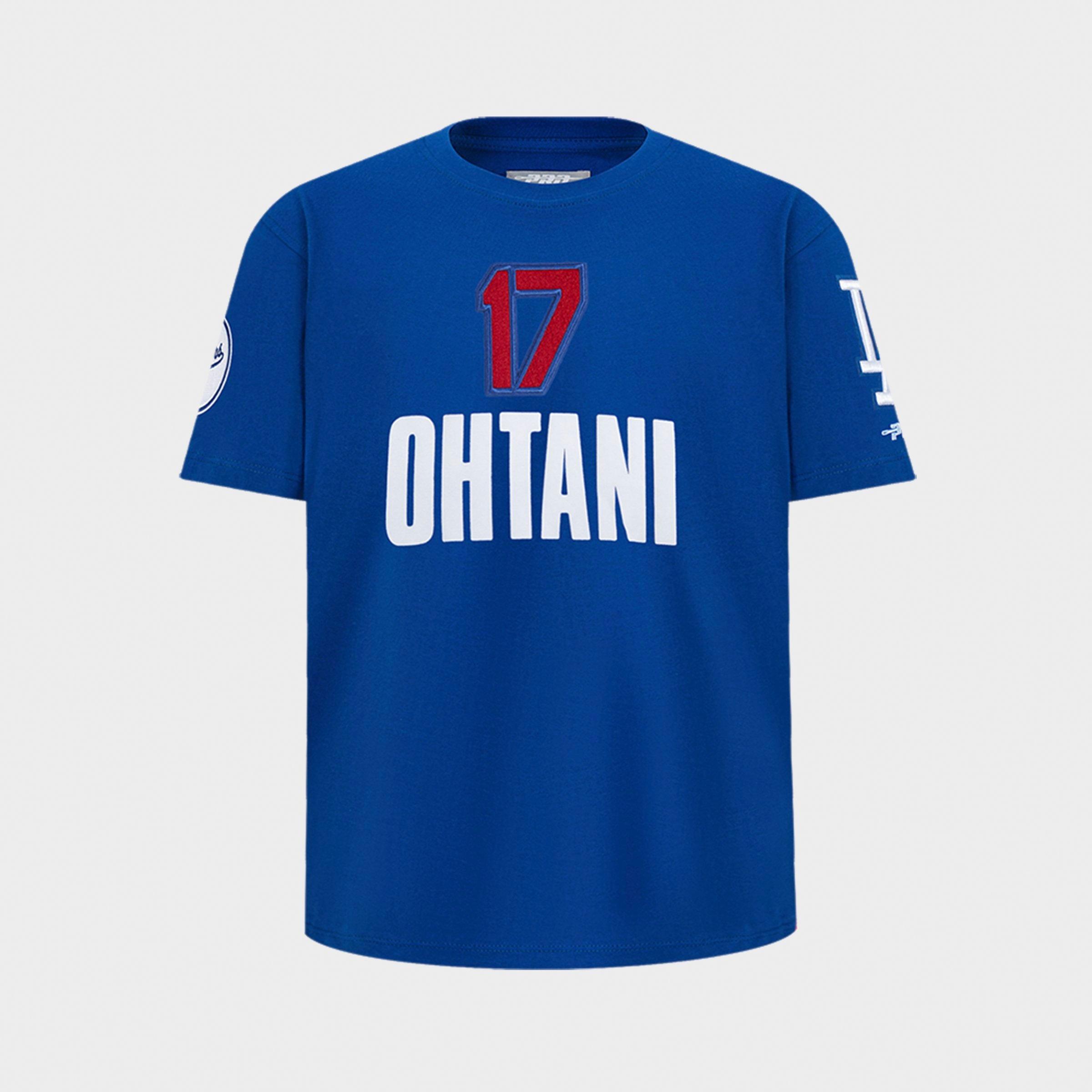 Pro Standard Big Kids Shohei Ohtani #17 Los Angeles Dodgers MLB Name and Number T-Shirt