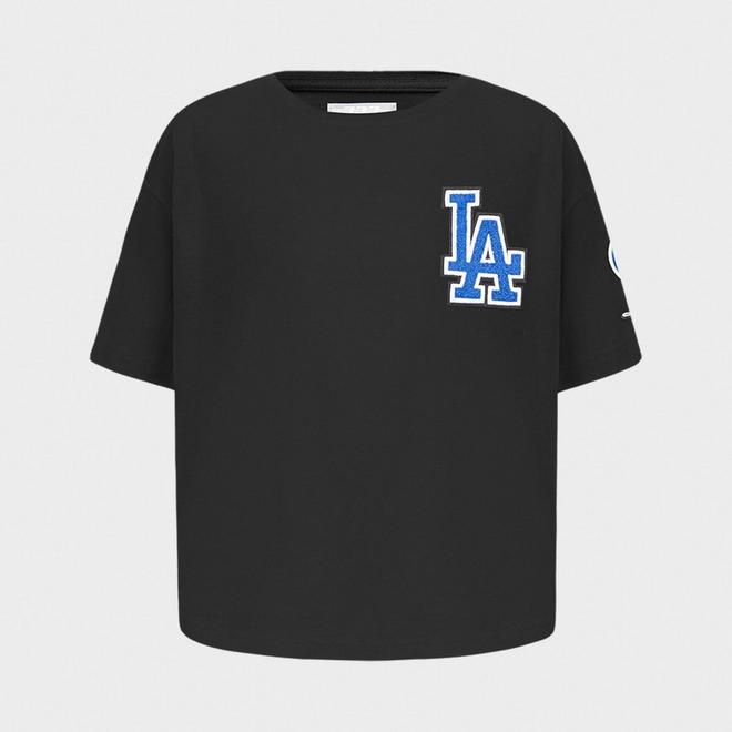 Girls' Big Kids' Pro Standard Los Angeles Dodgers MLB Classic Boxy T-Shirt