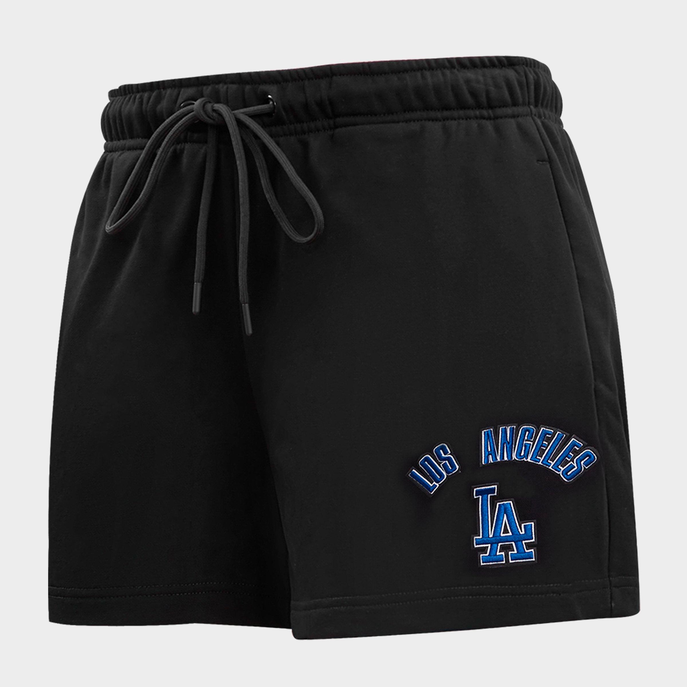 Pro Standard Women's Los Angeles Dodgers MLB Classic Fleece Shorts in Black Size: XS