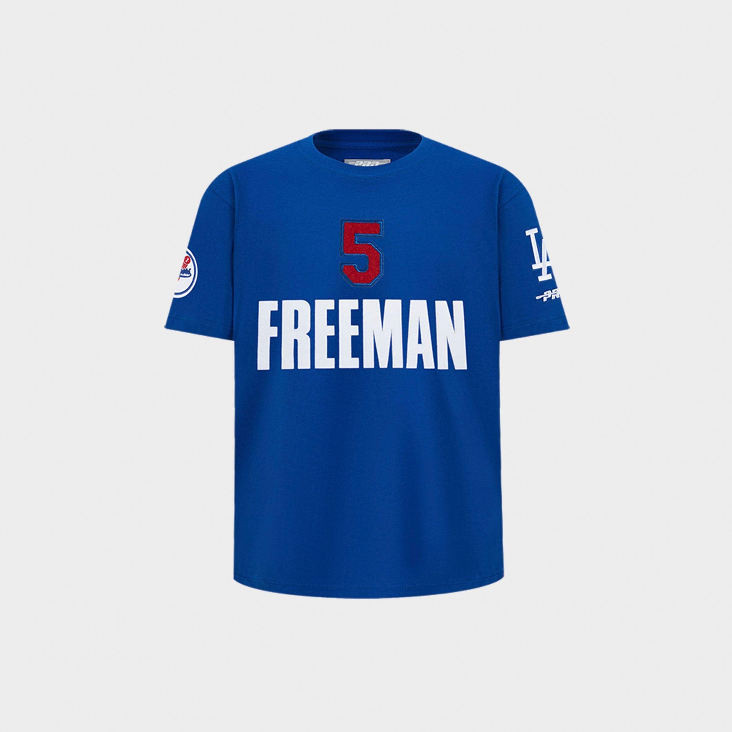 Pro Standard Little Kids Freddie Freeman #5 Los Angeles Dodgers MLB Name and Number T-Shirt