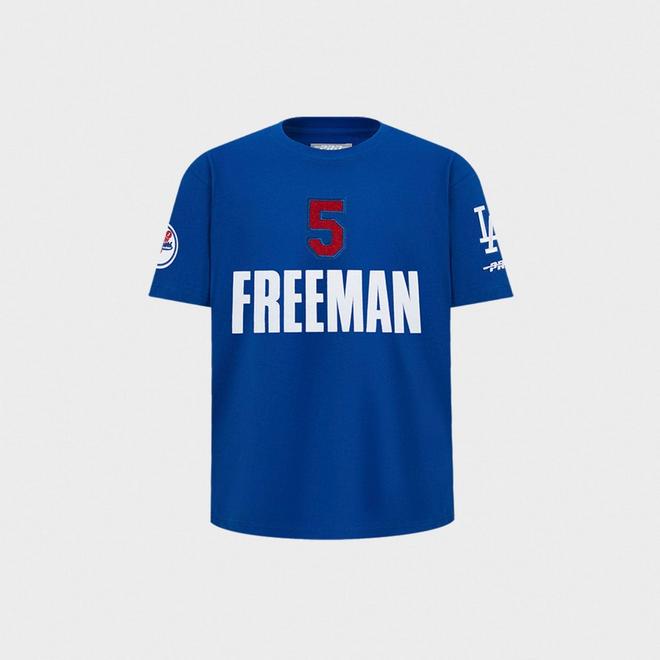 Little Kids' Pro Standard Freddie Freeman #5 Los Angeles Dodgers MLB Name and Number T-Shirt