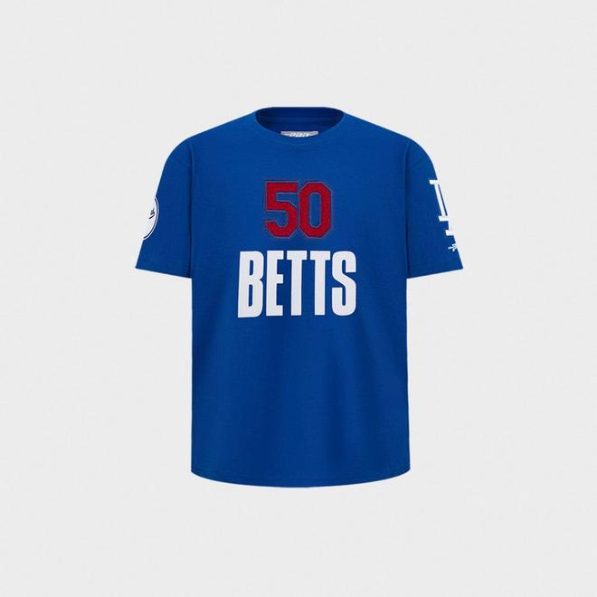 Little Kids' Pro Standard Mookie Betts #50 Los Angeles Dodgers MLB Name and Number T-Shirt