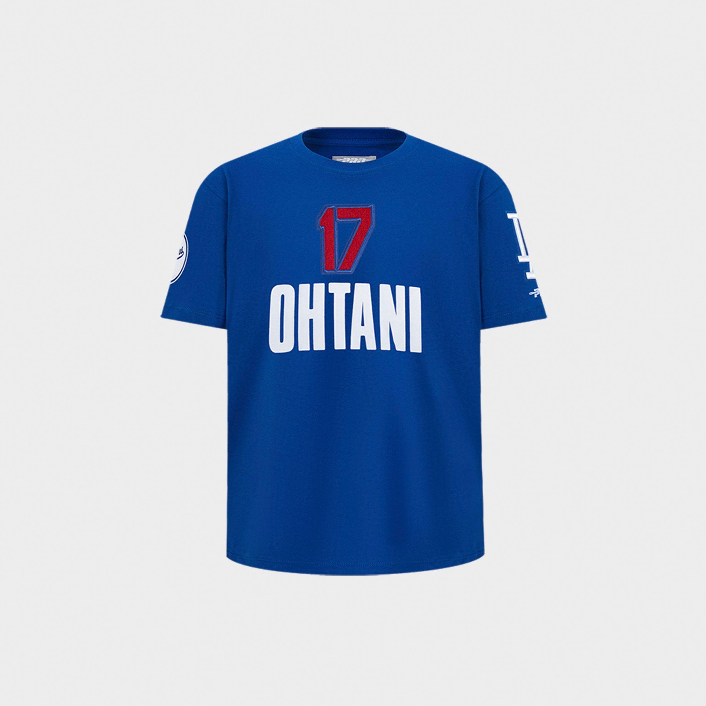 Pro Standard Little Kids Shohei Ohtani #17 Los Angeles Dodgers MLB Name and Number T-Shirt