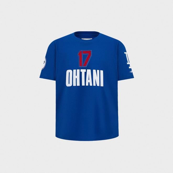 Little Kids' Pro Standard Shohei Ohtani #17 Los Angeles Dodgers MLB Name and Number T-Shirt