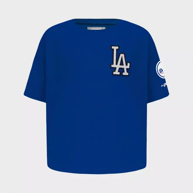 Girls' Little Kids' Pro Standard Los Angeles Dodgers MLB Classic Boxy T-Shirt