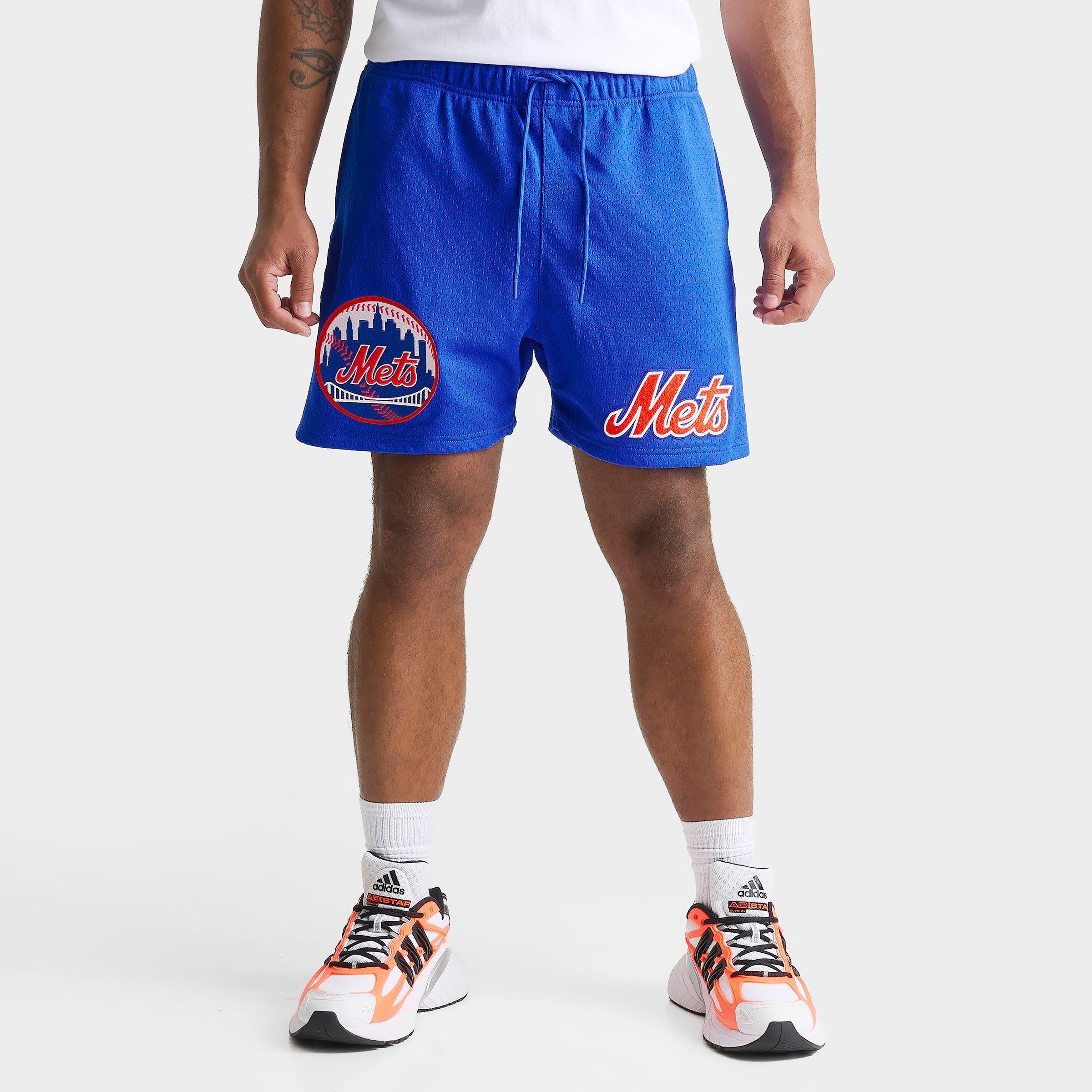Pro Standard Men's New York Mets MLB Souvenir Mesh Shorts in Royal Blue Size: 2XL