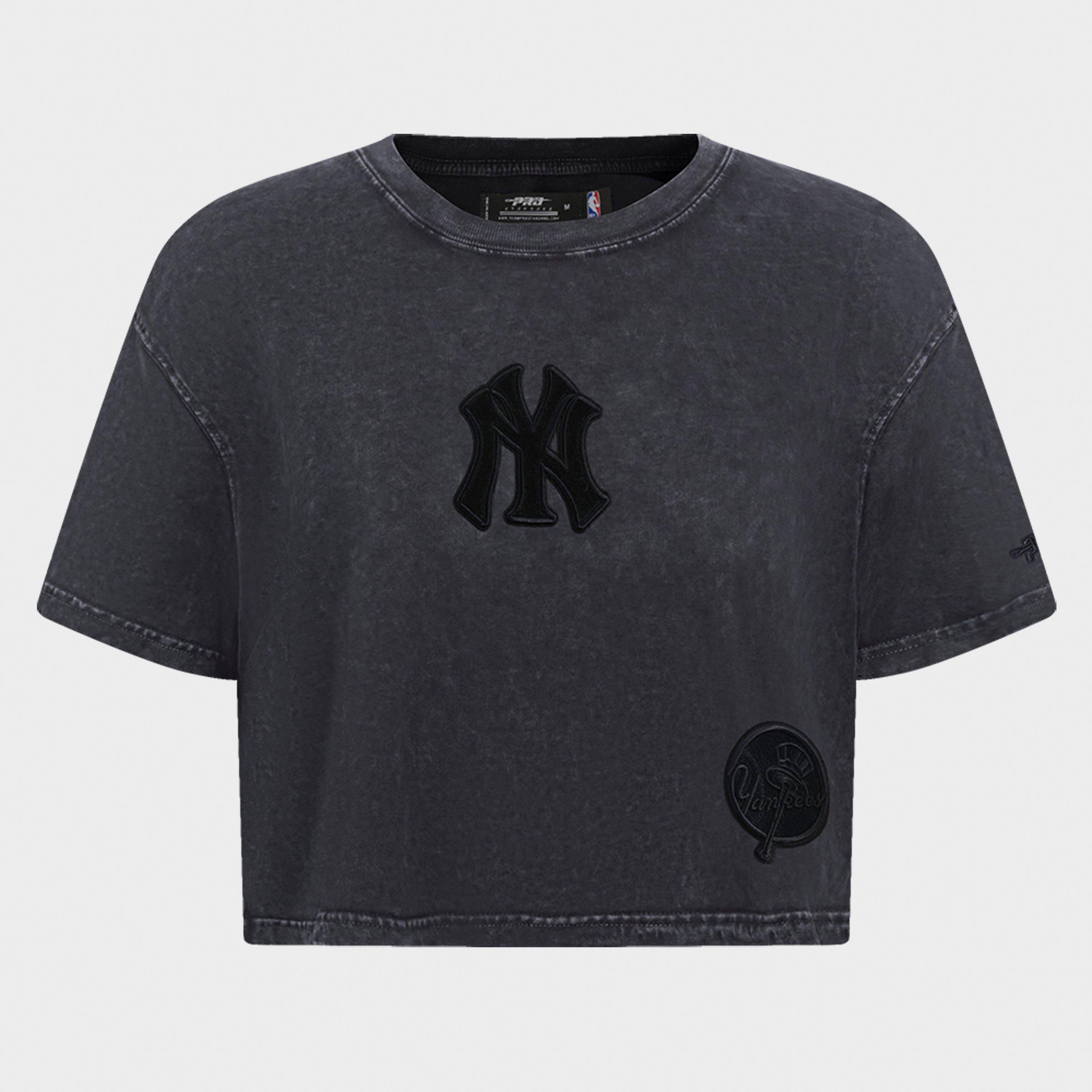 Pro Standard Women's New York Yankees MLB Washed Classic Enzyme Wash Boxy T-Shirt