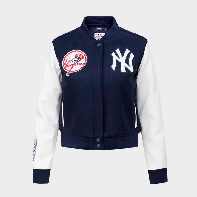Women's Pro Standard New York Yankees MLB Classic Wool Varsity Jacket