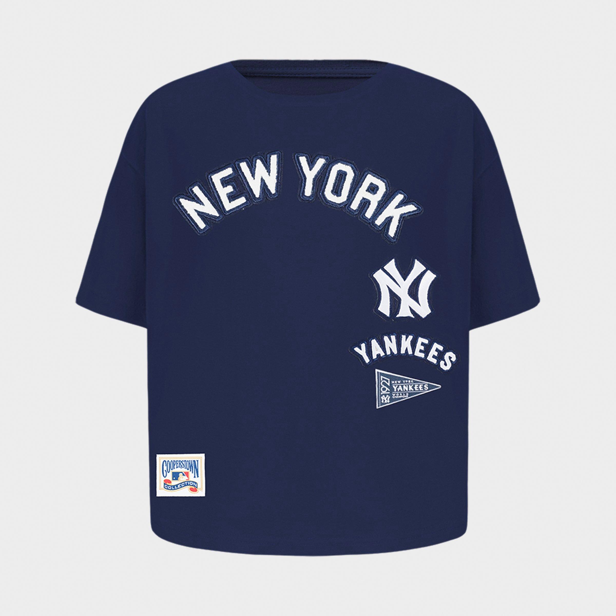 Pro Standard Girls' Little Kids New York Yankees MLB Boxy T-Shirt