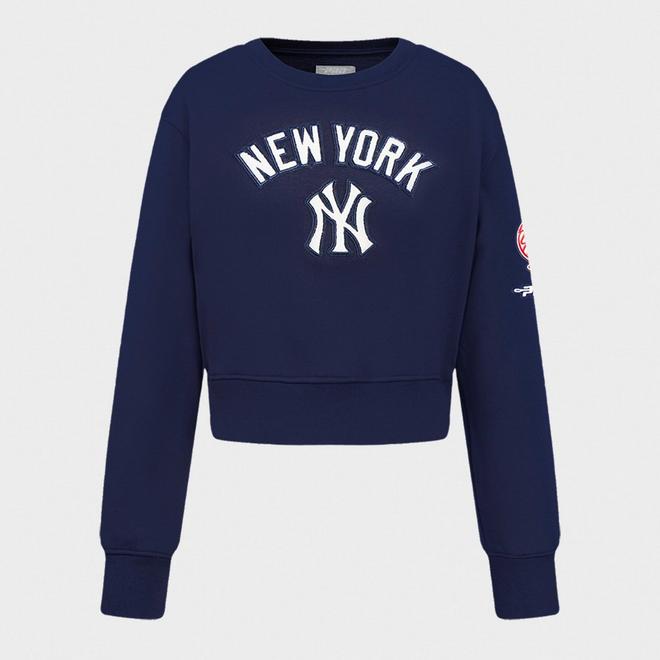 Girls' Little Kids' Pro Standard New York Yankees MLB Classic Fleece Crewneck Sweatshirt