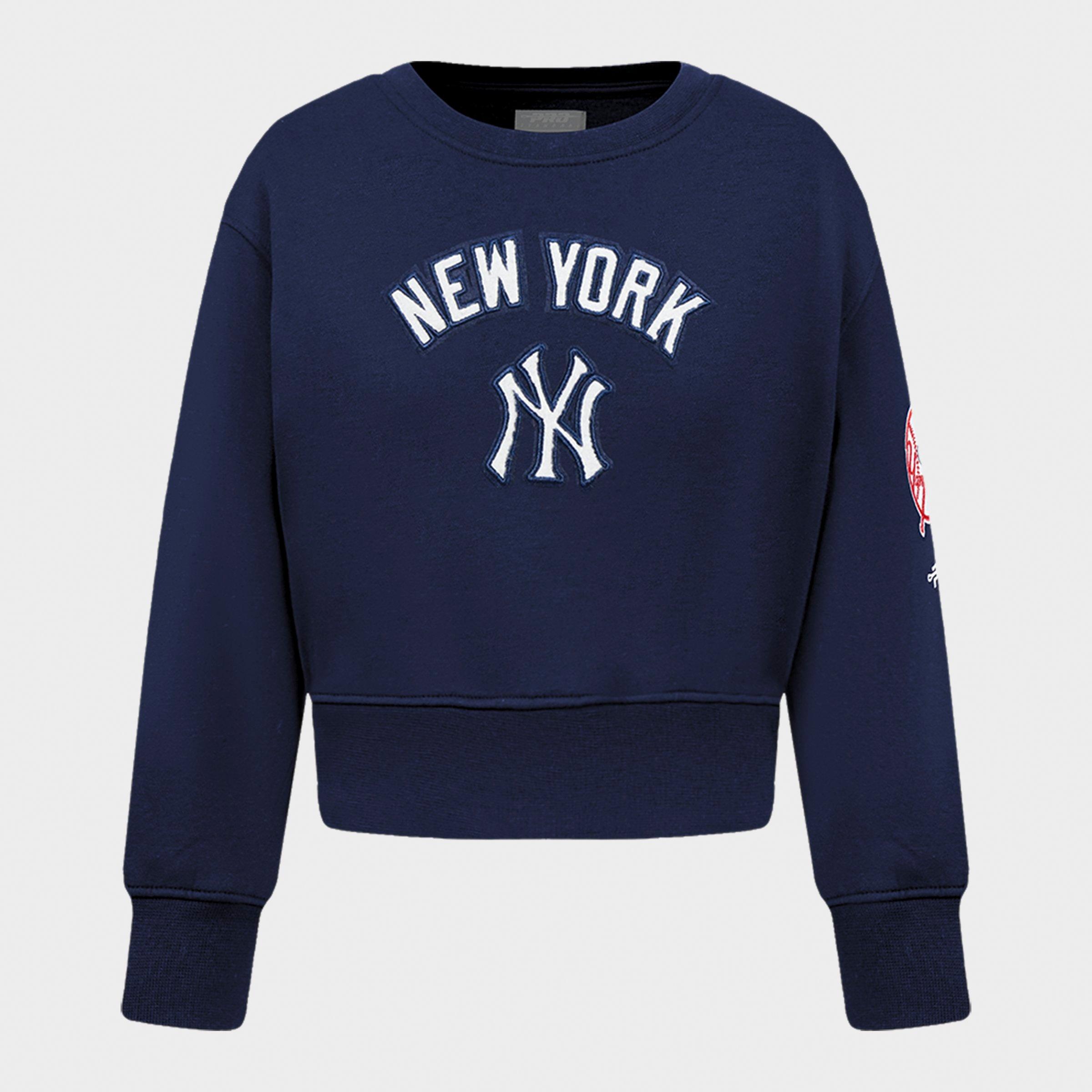 Pro Standard Girls' Toddler New York Yankees MLB Classic Fleece Crewneck Sweatshirt