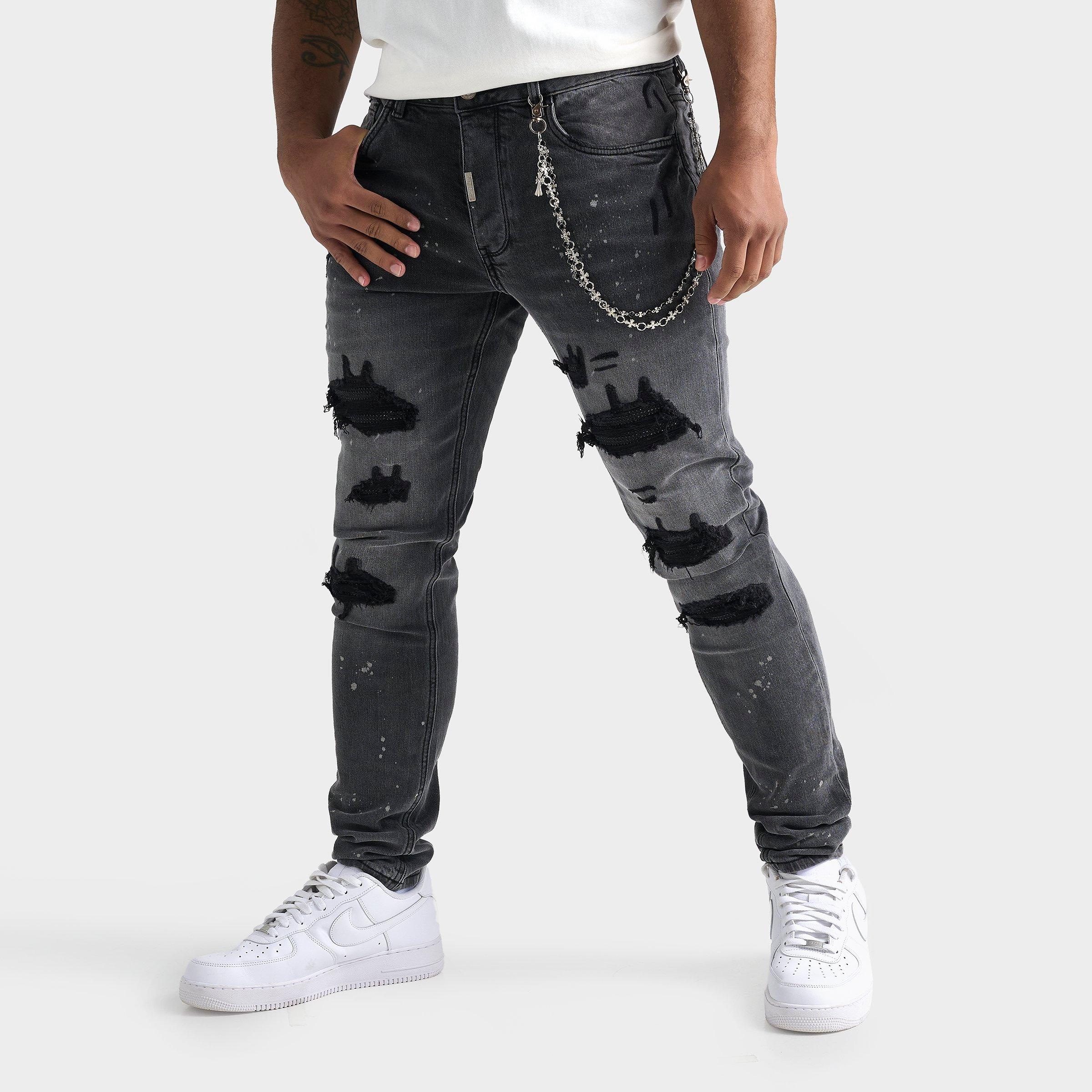 Lorenzo Diamante Dillon Chain Slim Denim Jeans