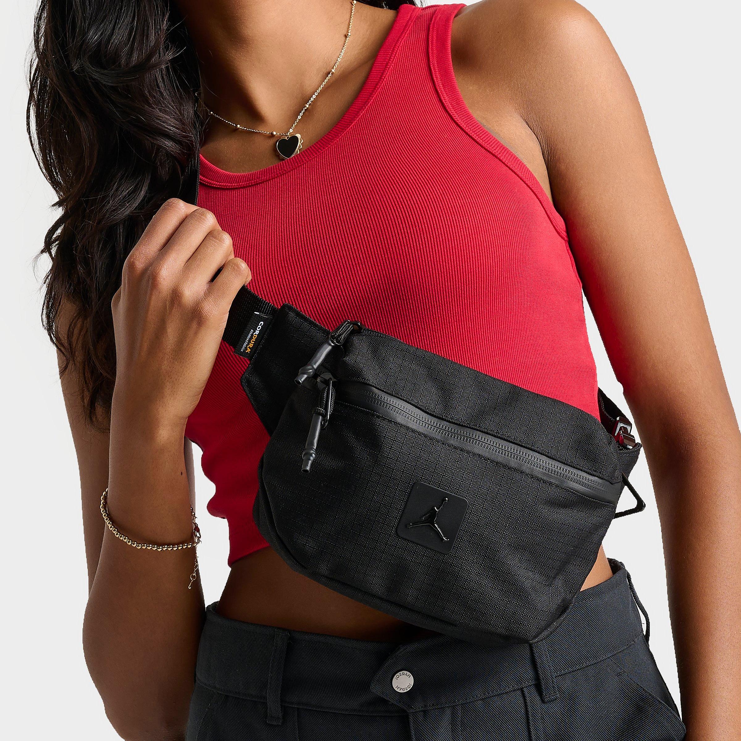 Jordan Franchise Crossbody Bag (2L) in Black/Black Size NOSIZ 100% Polyester