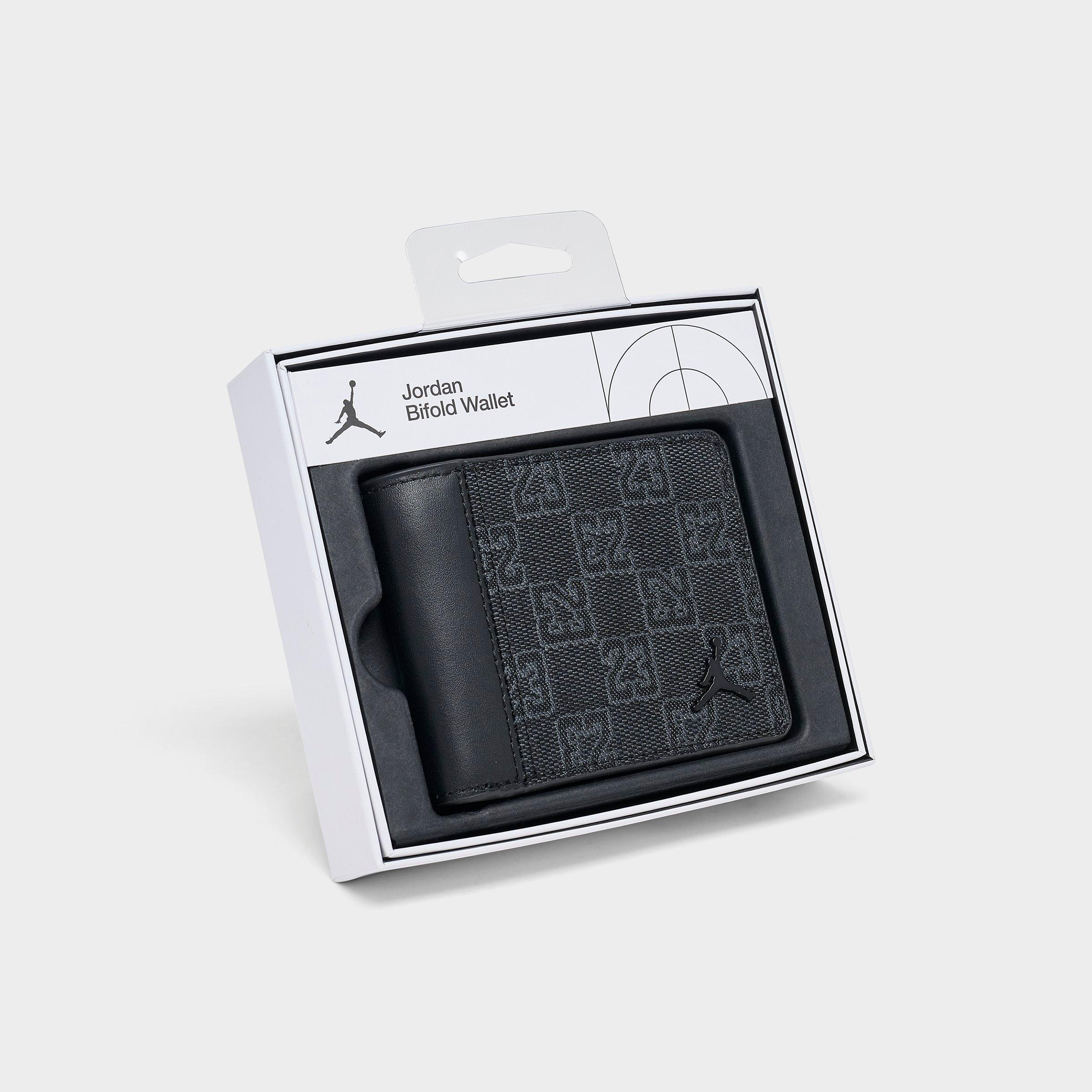 Jordan Monogram Bifold Wallet in Black Size: NOSIZE
