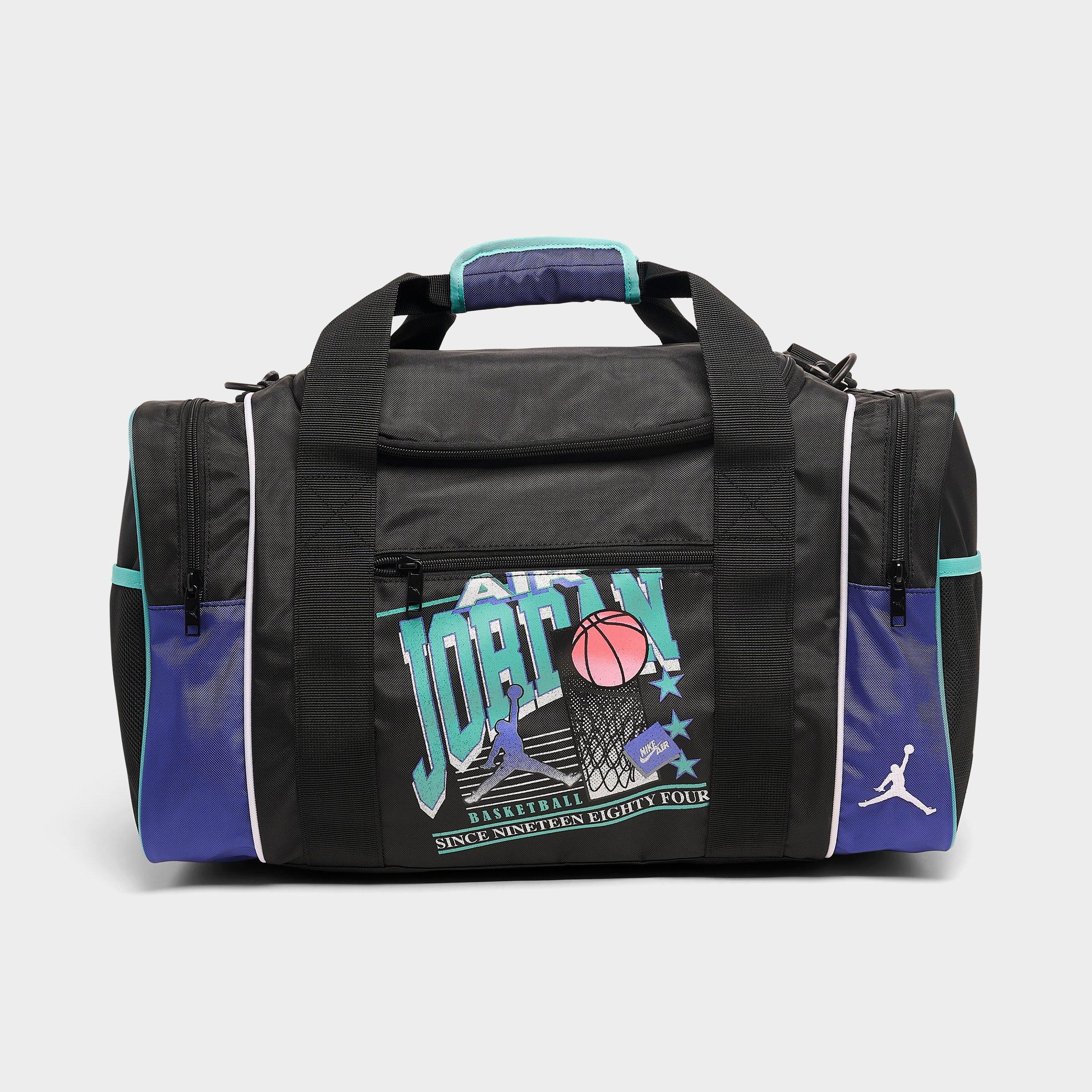 Jordan 84 Vintage Duffel Bag in Black/Purple Size: NOSIZE