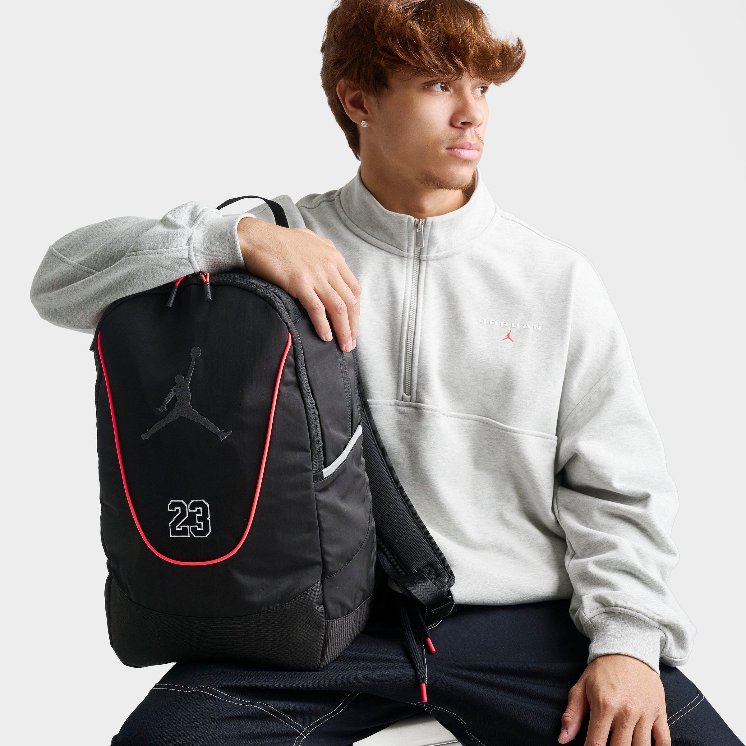 Jordan Flightcore Jersey Backpack in Black/Red