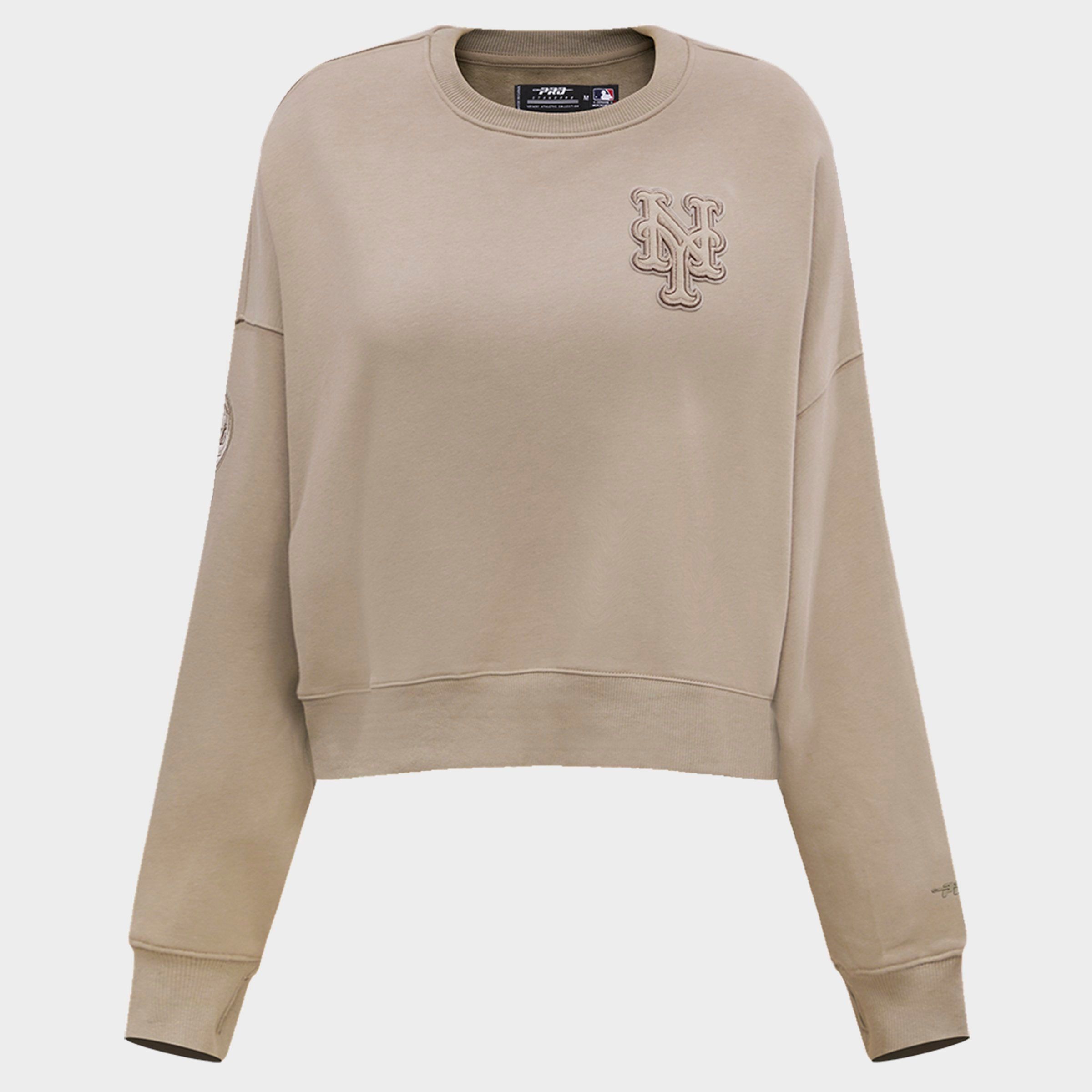 Pro Standard Women's New York Mets MLB Neutral Fleece Crewneck Sweatshirt