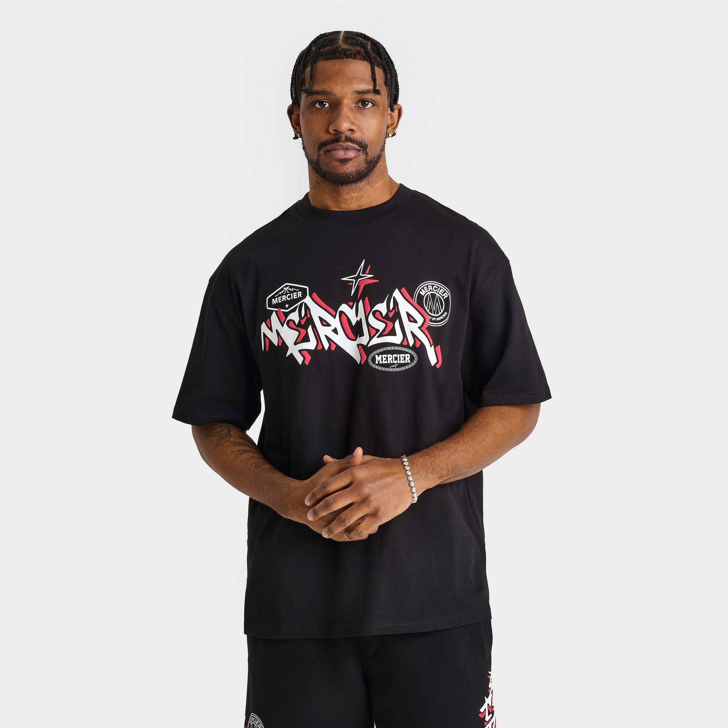 Men's Mercier Stinger T-Shirt in Black/Red Size: Small
