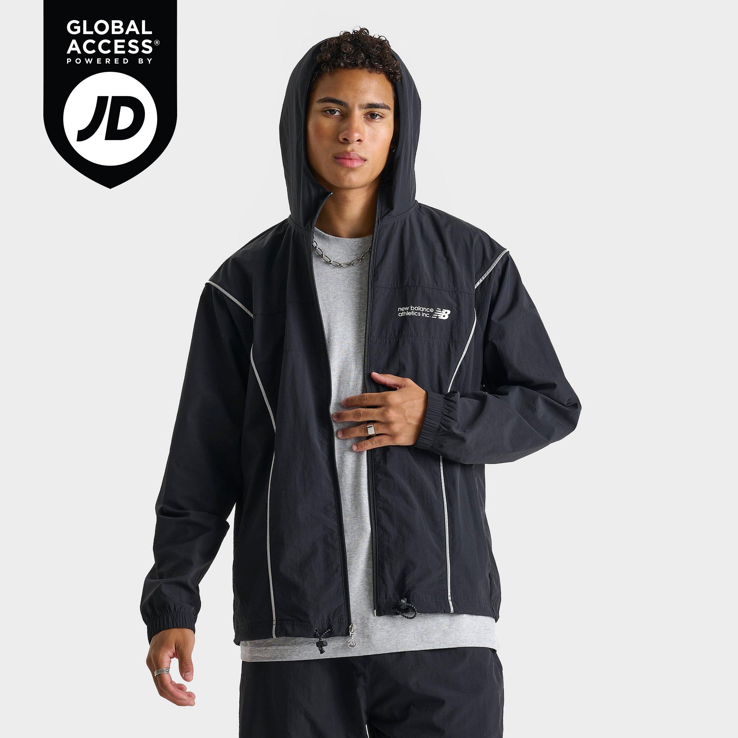 New Balance Men's Vision Jacket in Black/Reflective Size: Small
