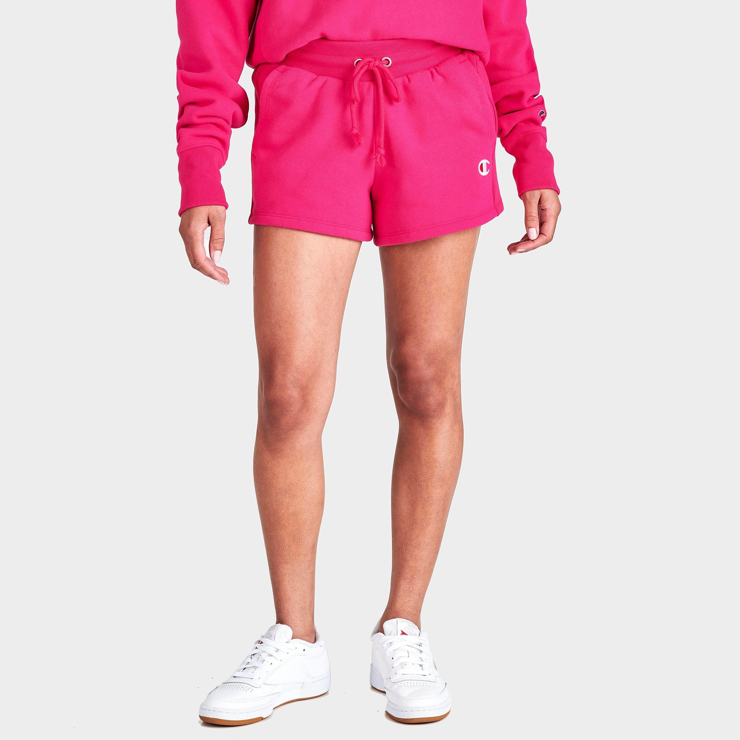 Champion Women's Reverse Weave Shorts In Pink