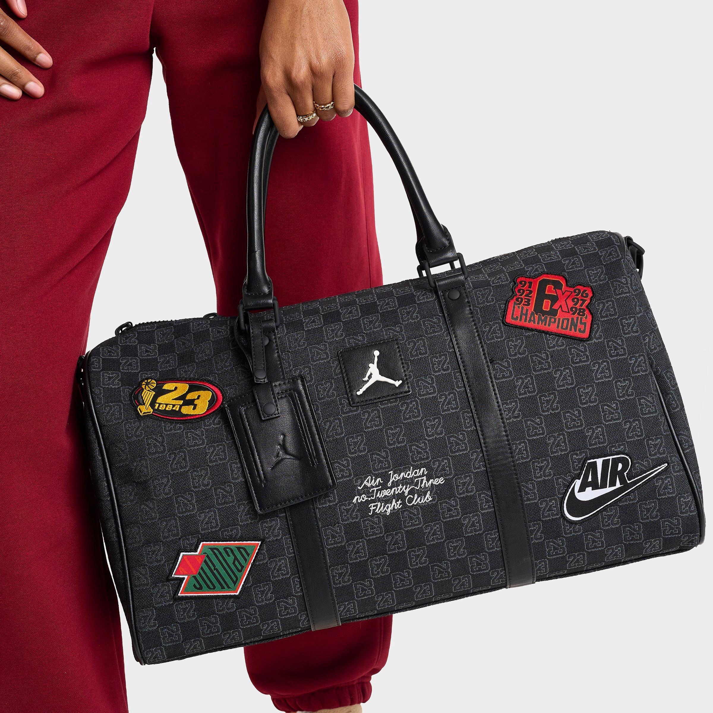 Jordan Monogram Medium Duffel Bag (25L) in Black Patch