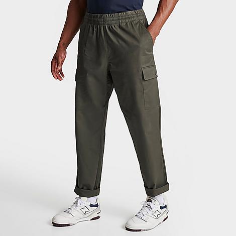 New Balance Men's Athletics Woven Cargo Pants In Deep Olive Green