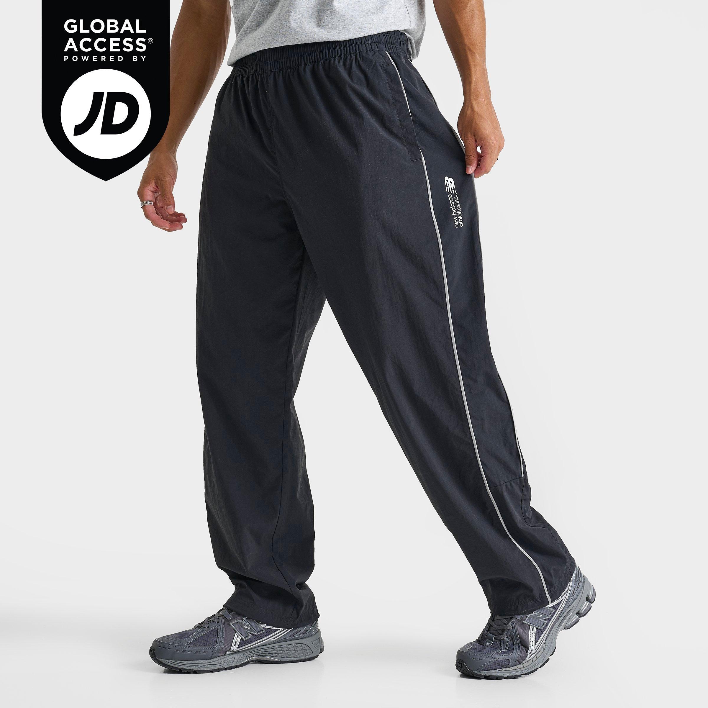 New Balance Men's Vision Track Pants in Black/Reflective Size: Small