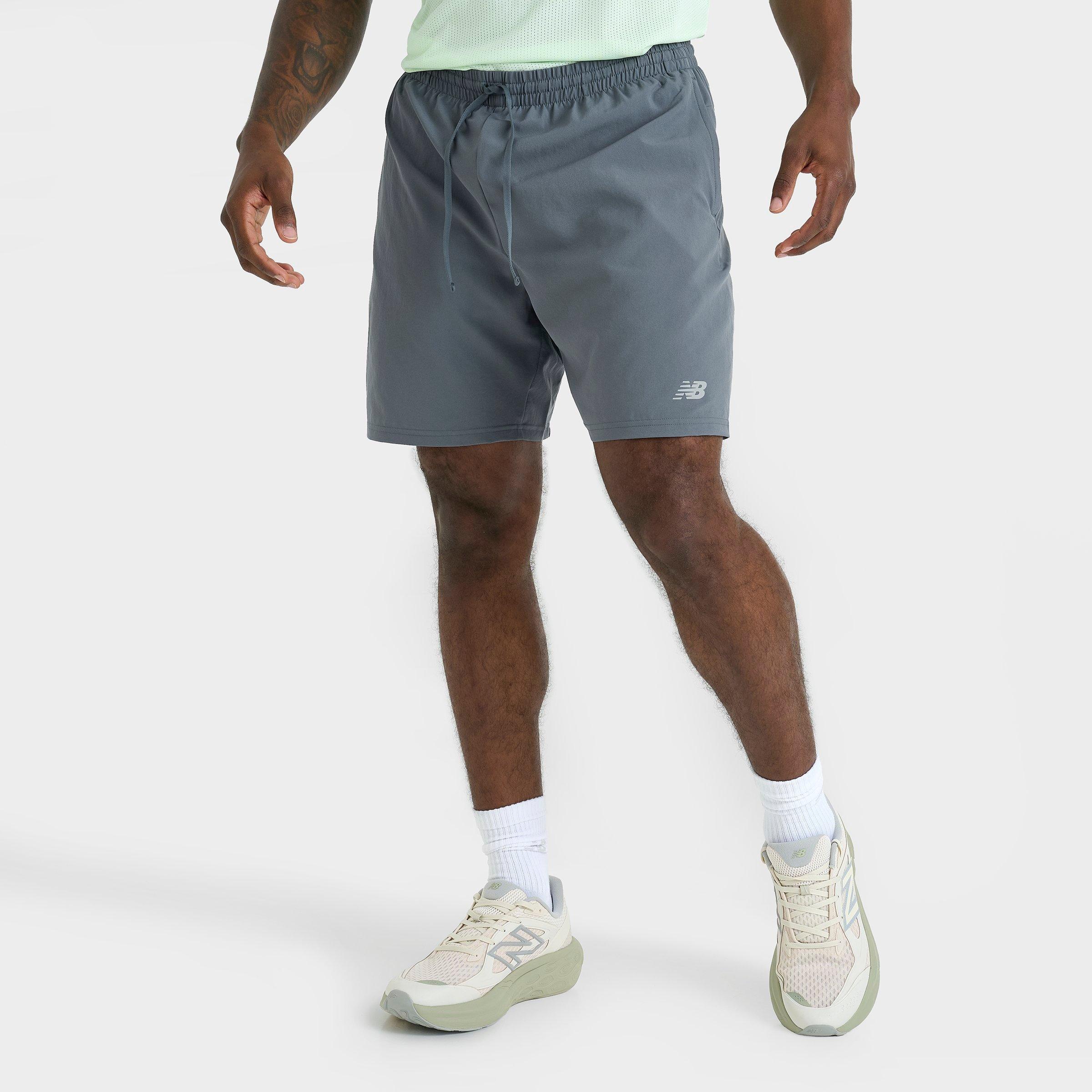New Balance Men's Sport Essential 7" Woven Shorts in Grey Size: Small