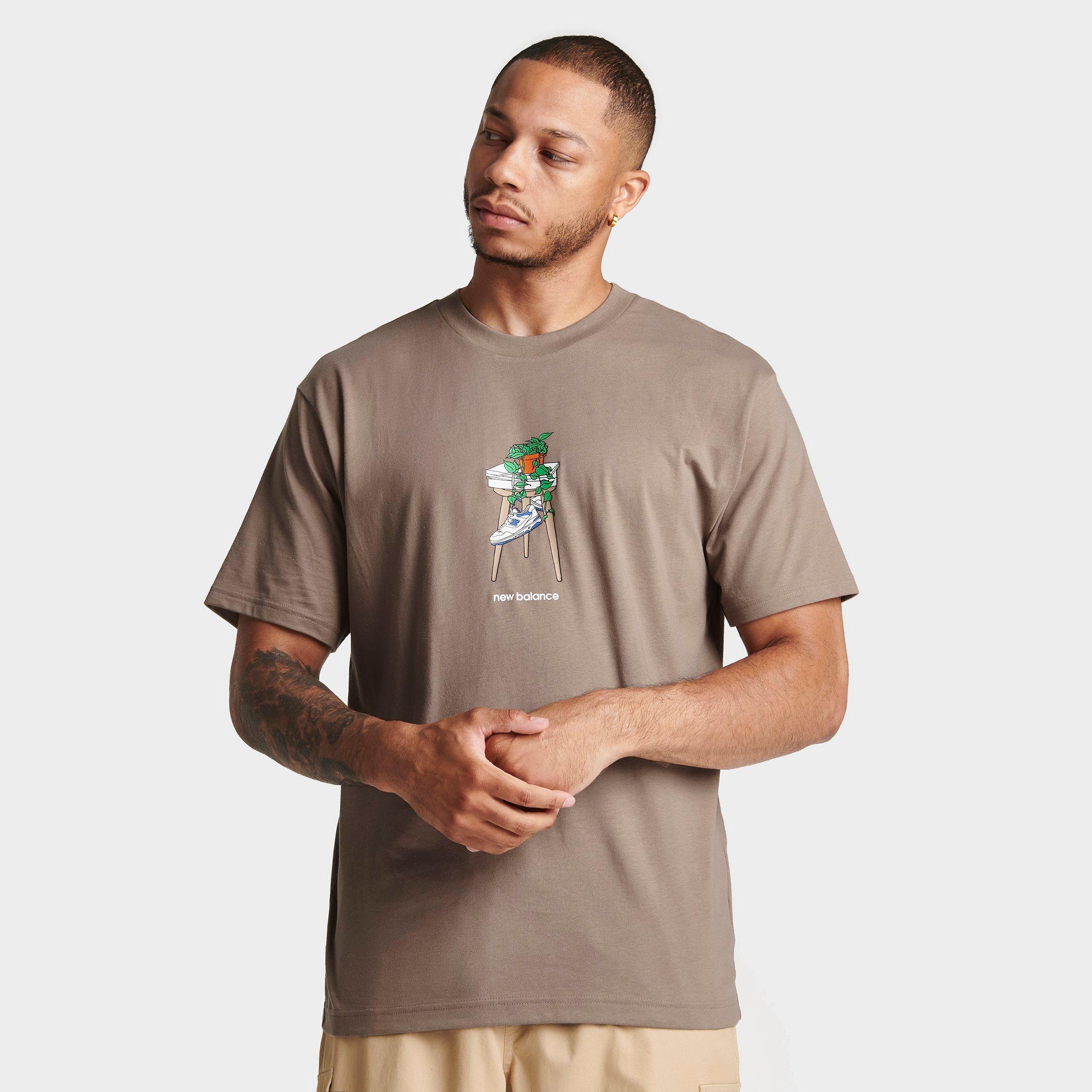New Balance Men's 550 Houseplant Graphic T-shirt In Brown