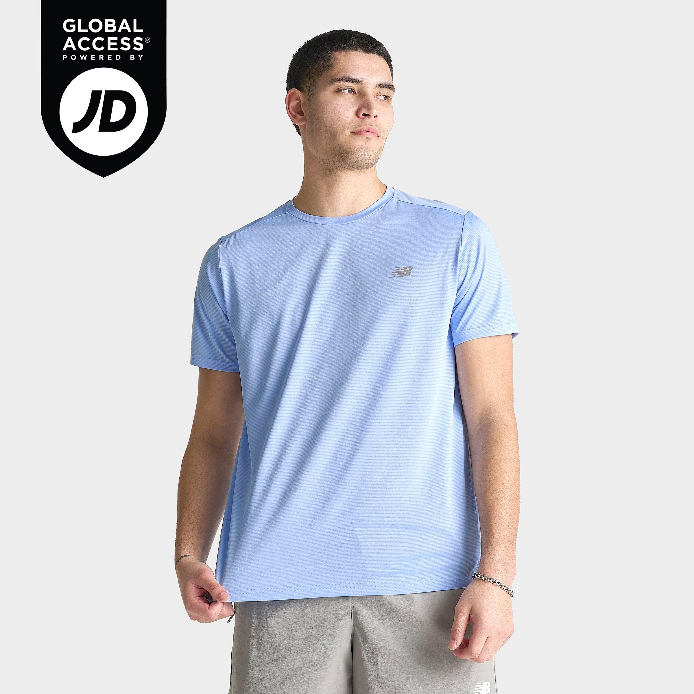 New Balance Men's Sport Essentials Athletic T-Shirt in Sky Blue Size: Small