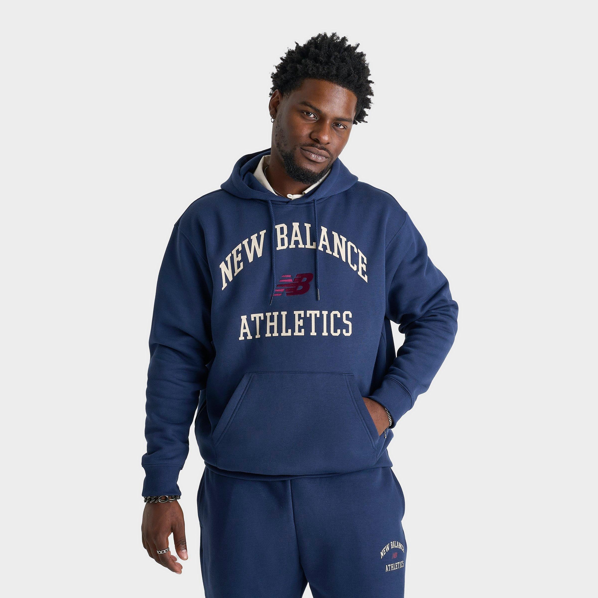 NEW BALANCE NEW BALANCE MEN'S ATHLETICS COLLEGIATE FLEECE HOODIE 