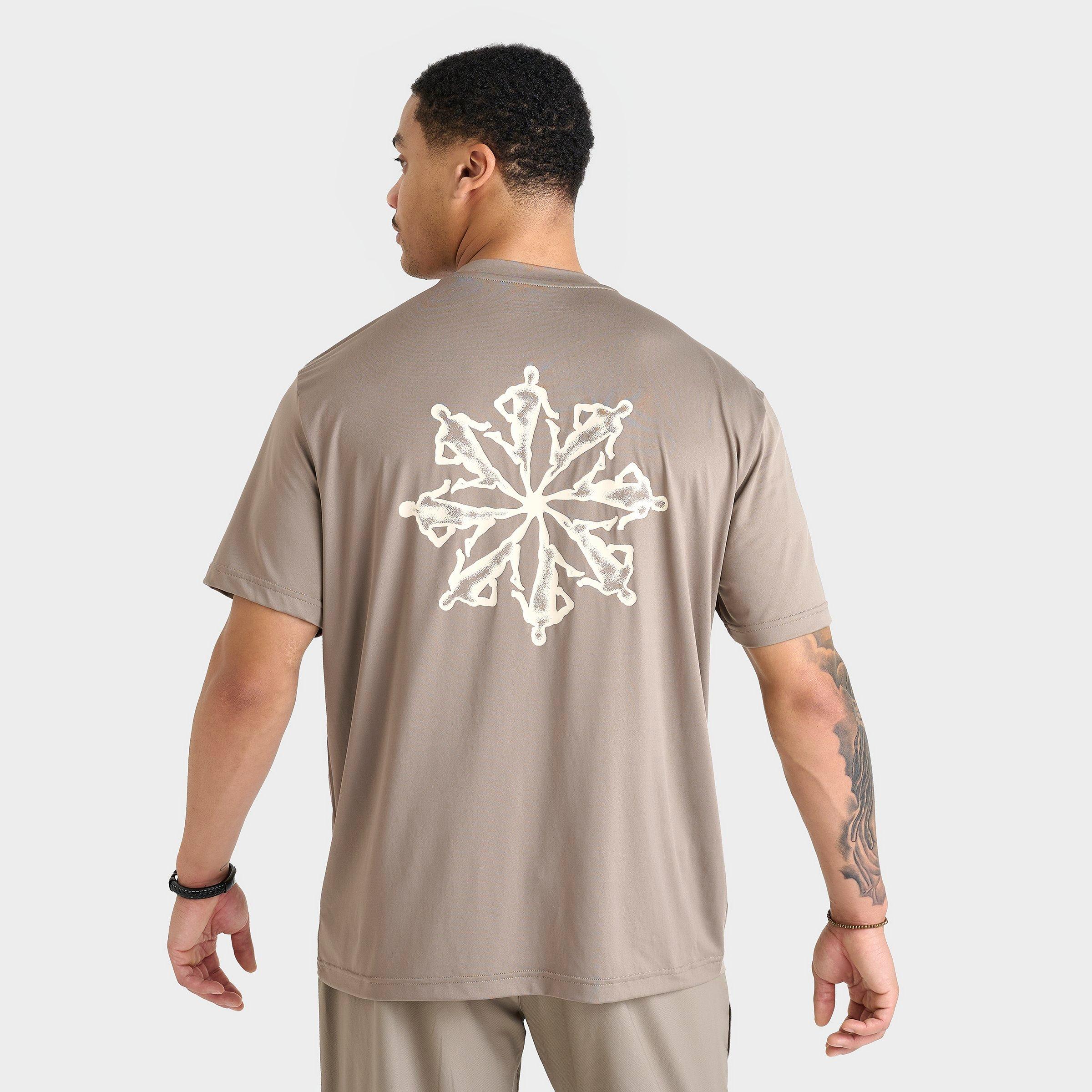 New Balance Men's Super Run T-Shirt in Beige Size: Small