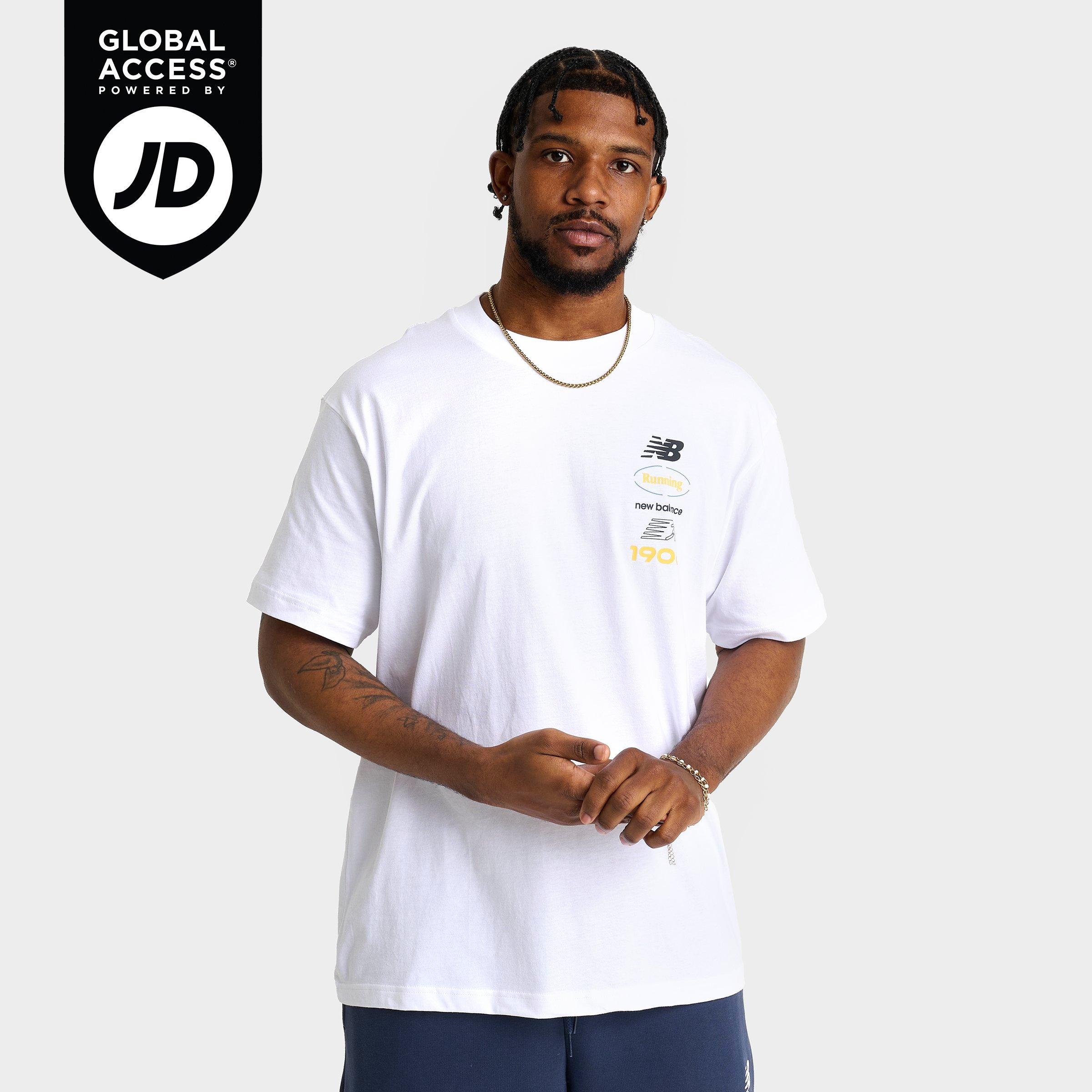 New Balance Men's Rotation T-Shirt in White Size: Small