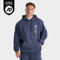 Men's New Balance Linear Graphic Fleece Hoodie | Finish Line